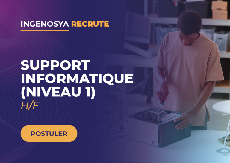 SUPPORT INFORMATIQUE - NIVEAU 1